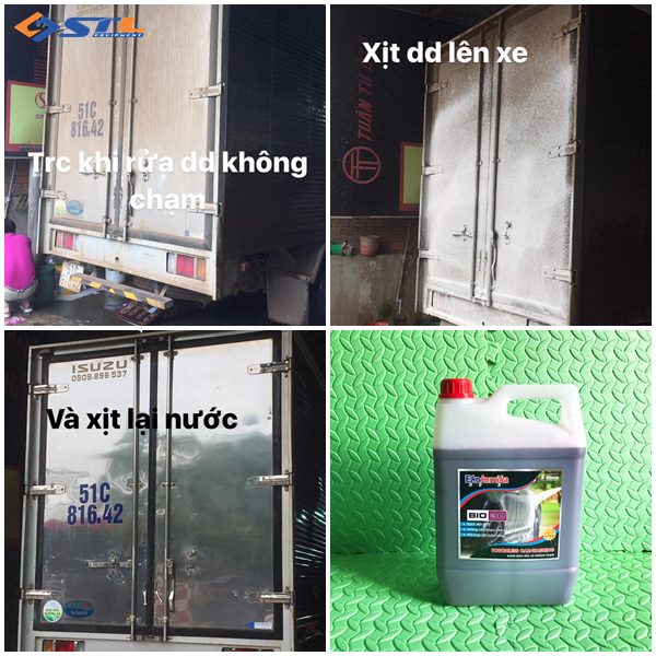 dung dich rua xe khong cham ekokemika bio 30