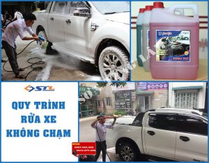 quy trinh rua xe khong cham va nhung dieu can biet
