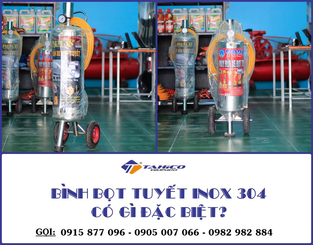 binh bot tuyet inox 304 khac gi