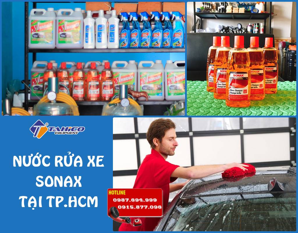 nuoc rua xe sonax tai ho chi minh