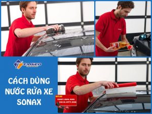 huong dan su dung nuoc rua xe Sonax
