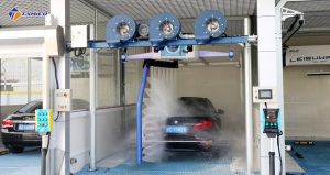 Mô hình rửa xe thông minh hoàn toàn tự động