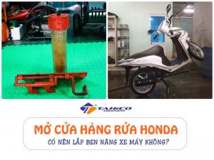 mo tiem rua honda co phai lap ben nang xe may khong